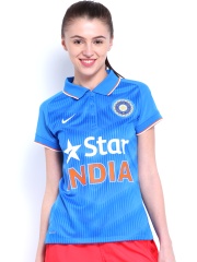 Nike Women Blue ODI SS Stadium Jersey T-shirt