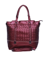 A Progeny Maroon Handbag