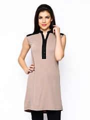 AND by Anita Dogre Women Beige Tunic