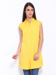 AND by Anita Dongre Yellow Shirt Dress