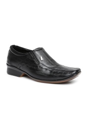 Dot com Men Black Formal Shoes
