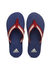 Adidas Men Red and Blue Adze Flip Flops