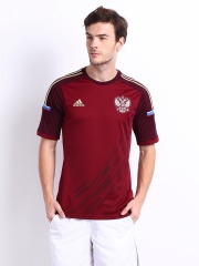 Adidas Men Maroon Russian Home Football Jersey