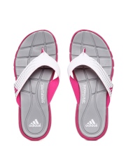 Adidas Women White & Grey Adipure 360 Flip Flops