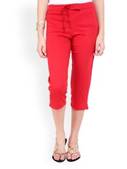Alba Women Red Capris