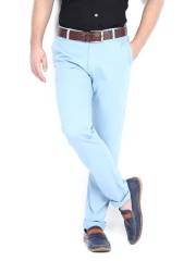 Allen Solly Men Blue Trenim Slim Fit Chino Trousers