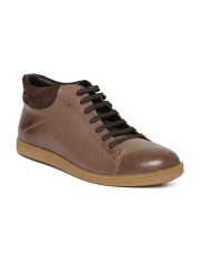 Allen Solly Men Tan Brown Leather Casual Shoes