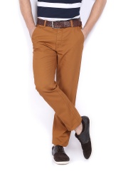 Arrow Sport Men Brown Slim Fit Trousers