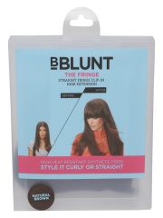 BBLUNT Natural Brown The Fringe Clip-In Hair Extension
