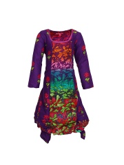 BIBA Girls Purple & Pink Printed Kurta