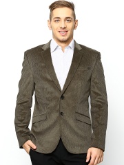 Blackberrys Men Brown Corduroy Blazer
