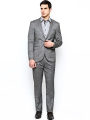 Blackberrys Men Grey Single-Breasted Semiformal Suit