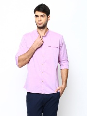 Blackberrys Men Purple Slim Fit Casual Shirt