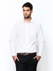 Blackberrys Men White Slim Fit Formal Shirt