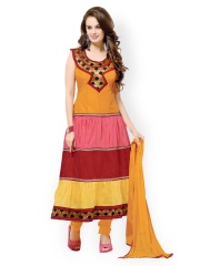 Bollywood Trends Multicoloured Semi-Stitched Dress Material