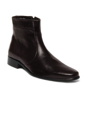 Carlton London Men Brown Leather Boots
