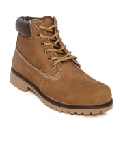 Carlton London Men Brown Leather Casual Shoes