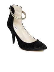 Clarks Women Black Heeled Shoes