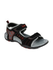Cyke Men Avenger Black Sports Sandals