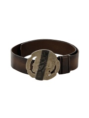 Diesel Women Brown Dida Service Leather Belt