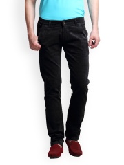 Design Roadies Men Black Corduroy Trousers