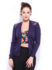 DressBerry Purple Winter Shrug