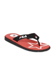 Fila Men Black & Red Rejent Flip Flops