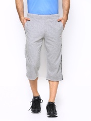 FILA Men Grey Melange Tasika 3/4 Length Track Pants