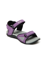 FILA Women Purple Long Shot Sports Sandals
