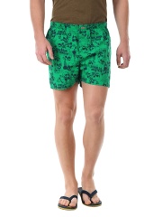 Flying Machine Men Green & Navy Boxers FMST0065