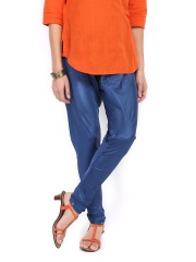 Folklore Women Blue Churidar