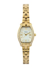 Fossil Women Cream Coloured Dial Watch