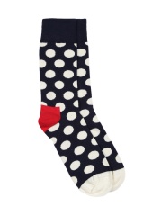 Happy Socks Unisex Navy Polka Dot Print Socks