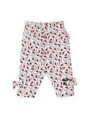 Hello Kitty Girls White Printed Leggings