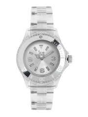 Ice Watch Unisex Silver Toned Dial Watch