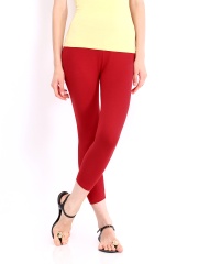 Inmark Women Red Capri Leggings