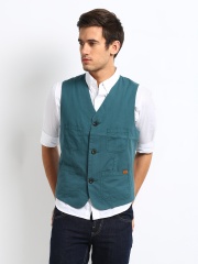Levis Men Blue Waistcoat