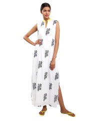 Masaba for Stylista White Printed Free Spirit Maxi Dress