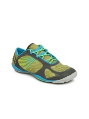 Merrell Women Grey and Yellow Pace Glove 2 Sports Shoes