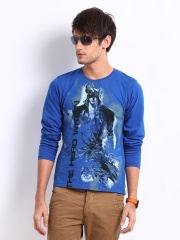 Myntra Men Blue Krrish 3 The Hero Within Print T-shirt