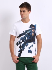 Myntra Men White Krrish 3 Print T-shirt