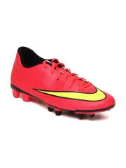 Nike Men Pink Mercurial Vortex II FG Sports Shoes