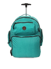 OTLS Unisex Green Trolley Backpack