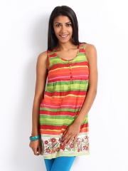 People Women Multi-Coloured Printed Kurti