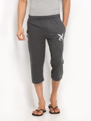 Playboy Men Grey 3/4 Length Lounge Pants LWPQ
