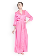 Private Lives Women Pink Bathrobe OL1099