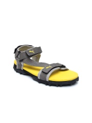 Puma Kids Grey Photon 3 Jr Sports Sandals