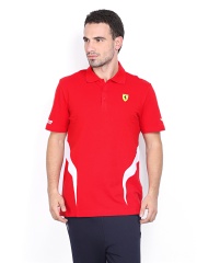 Puma Men Red Ferrari Polo T-shirt