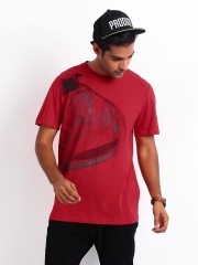 Puma Men Red Printed Ferrari T-shirt