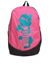 Puma Unisex Pink & Black Pioneer Backpack